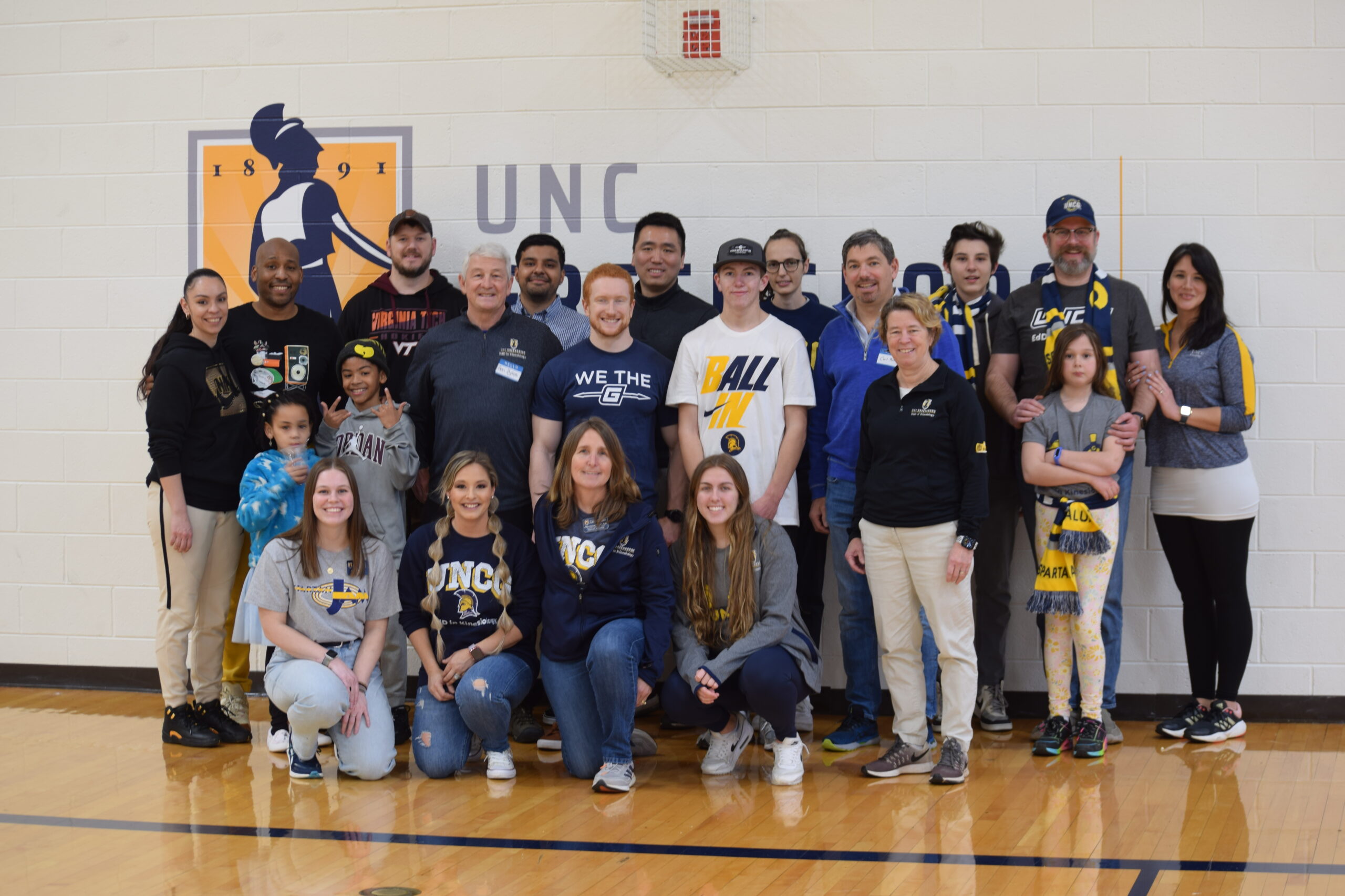 Ed.D. in Kinesiology hosts social for UNCG basketball game