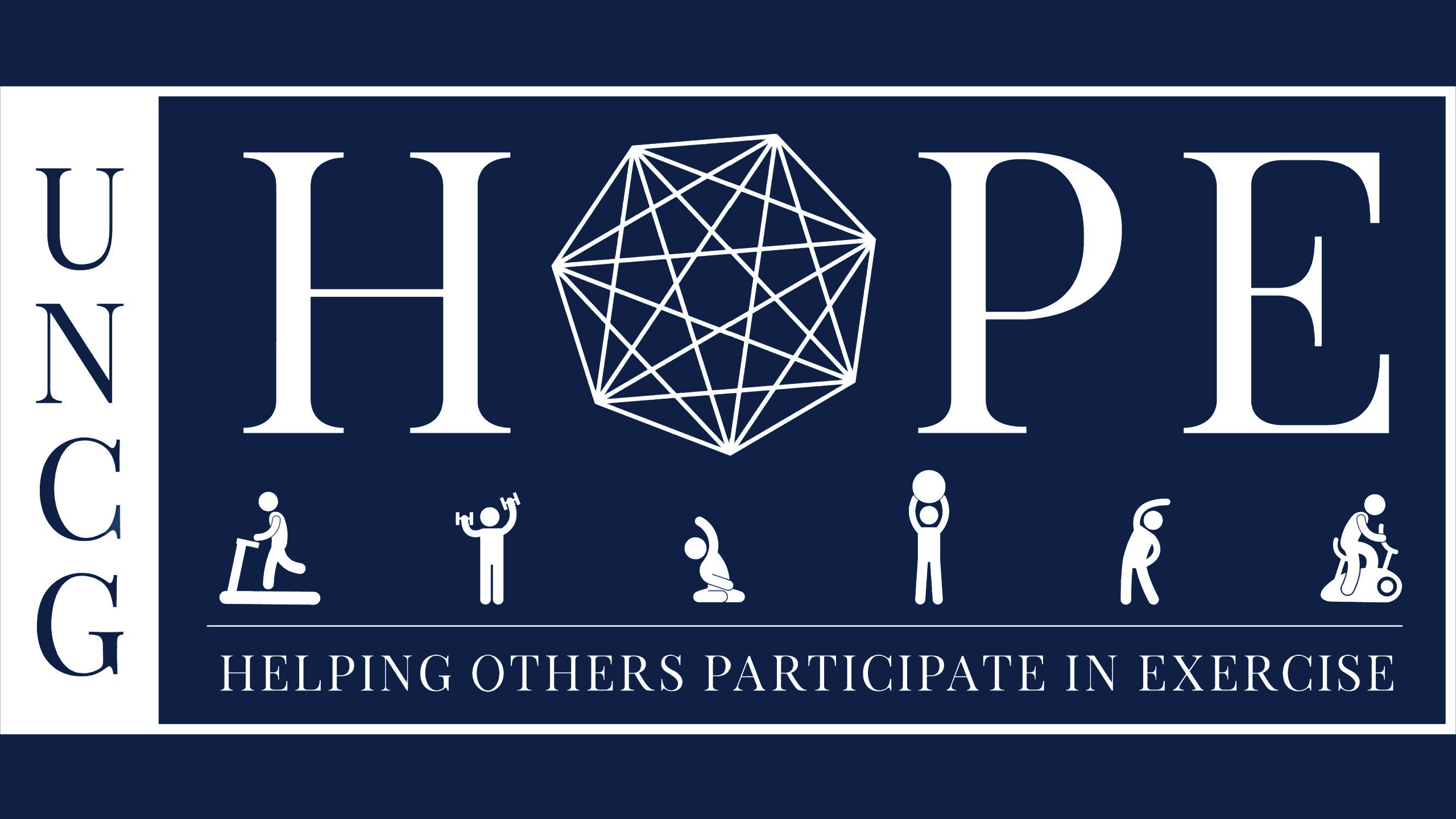 UNCG HOPE Helping Others Participate in Exercise Logo