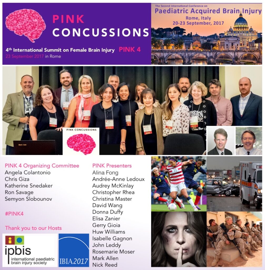 Pink Concussion Summit graphic