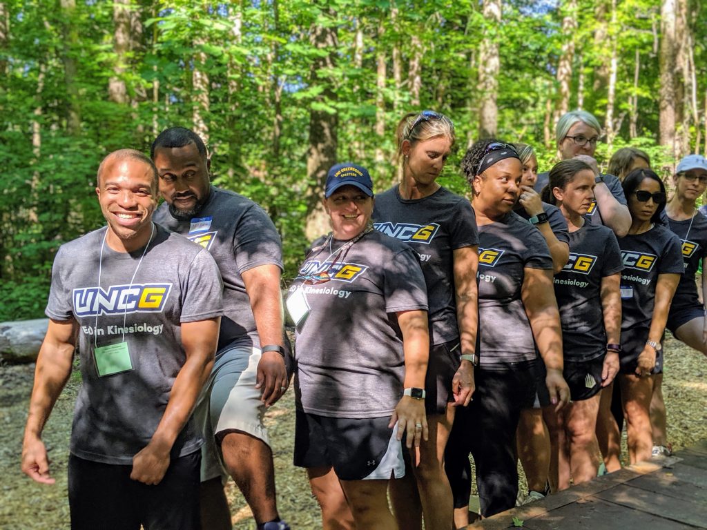 2019 Cohort Finding Togetherness at Ed.D. in KIN Orientation