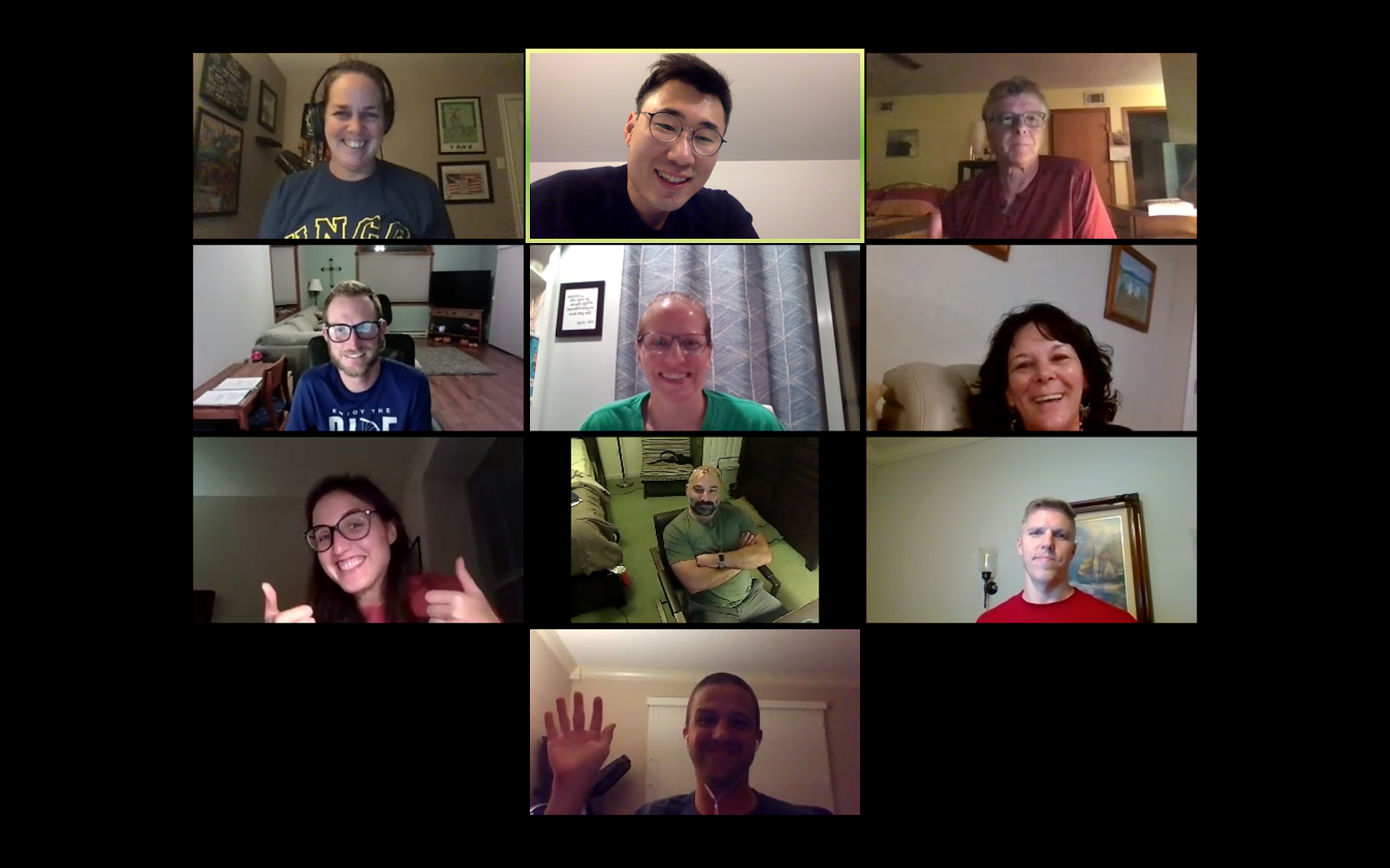 Ed.D. cohort zoom meeting