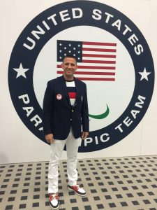 Ed.D. student Chris Crawford participated in the Paralympics in Rio, Brazil