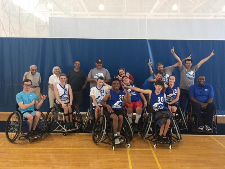 David Kyle and Team at 2017 National Wheelchair Basketball Tournament
