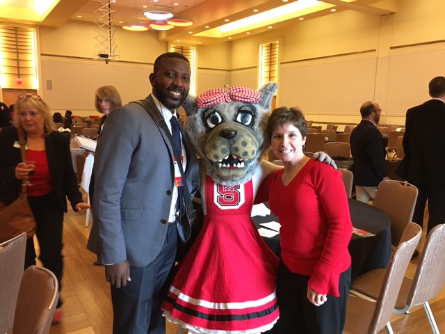 Eric Tucker with Ms Wuff at the SW Symposium