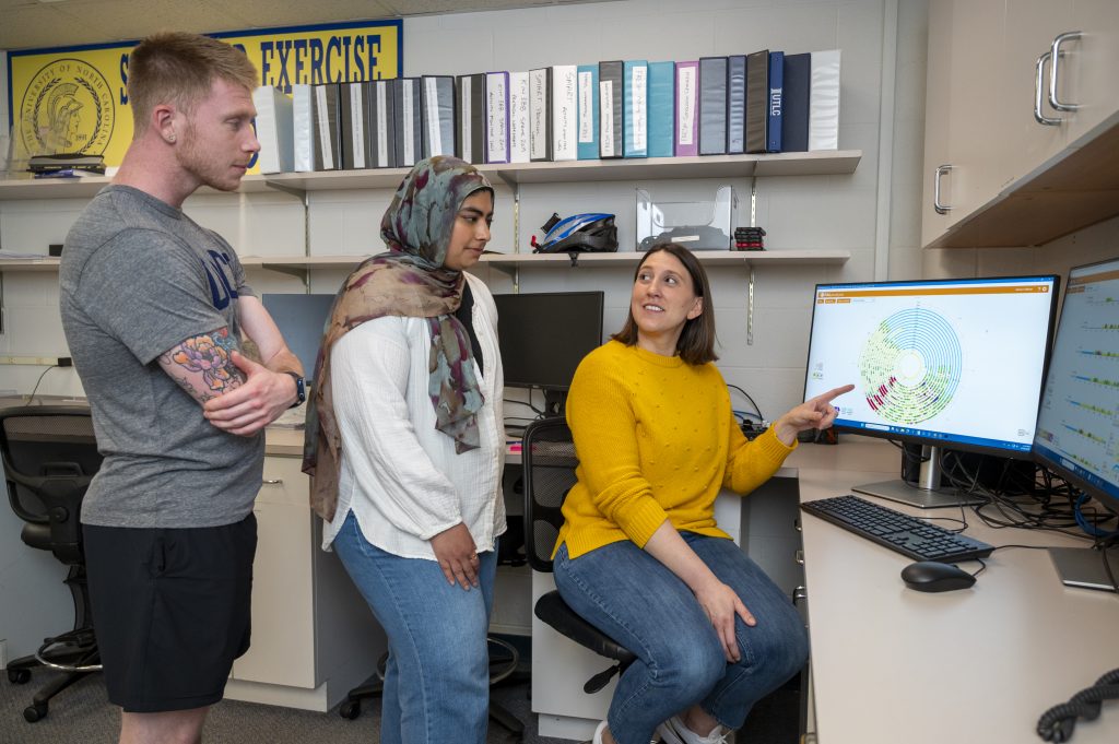 Maher is the early career research excellence winner for her work on the psychology of physical activity. Her research adopts a dual process lens, which recognizes physical activity is rooted in both a person’s conscious decisions and unconscious actions. She studies behavior in real-time by utilizing innovative approaches, such as wearable and mobile technologies, that allow her to capture nuances of everyday life that can influence physical activity.