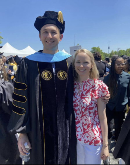 Tyler Johnston at graduation.