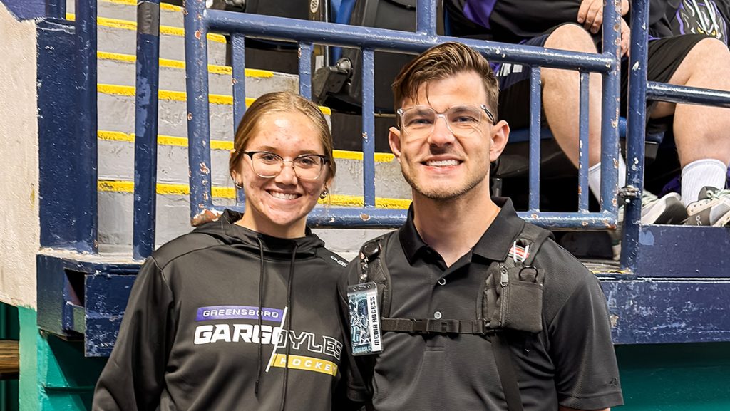 KIN students Paige Scaman and Jacob Sterling